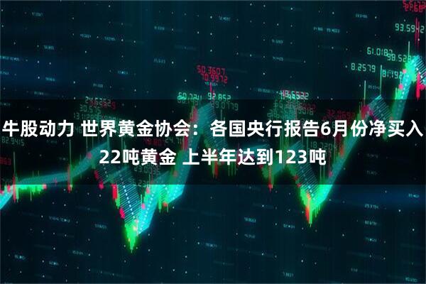 牛股动力 世界黄金协会：各国央行报告6月份净买入22吨黄金 上半年达到123吨